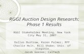 RGGI Auction Design Research: Phase 1 Results RGGI Stakeholder Meeting, New York City May 31, 2007 Dallas Burtraw, Karen Palmer; RFF Charlie Holt, Bill.