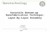 1 Nanotechnology Versatile Bottom-up Nanofabrication Technique: Layer-by-Layer Assembly ~ Anuja Choubey 12-01-2007.