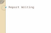 Report Writing. DEFINITION OF A REPORT A report: gives information puts forth ideas gives survey findings recommends actions.