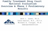 Family Treatment Drug Court National Evaluation Overview & Phase I Preliminary Results Beth L. Green, Ph.D. Sonia Worcel, M.A., M.P.A. Michael W. Finigan,