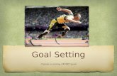 Goal Setting A Guide to Setting SMART Goals. I can... Explain how to write a short or long term goal using the SMART concept. Identify whether or not.