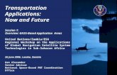 Transportation Applications: Now and Future Session 1: Overview: GNSS-Based Application Areas United Nations/Zambia/ESA Regional Workshop on the Applications.