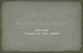 622-1629 Chapter 10 – Mrs. Krabill. What messages and teachings did Muhammad spread with Islam?