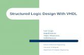 Structured Logic Design With VHDL Ivan Dugic idugic@verat.net Veljko Milutinovic vm@etf.bg.ac.yu School of Electrical Engineering University of Belgrade.