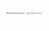 Rheumatoid arthritis. Chronic systemic inflammatory disorder that may affect many tissues and organs – skin, blood vessels, heart,lungs and muscles –