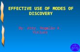 EFFECTIVE USE OF MODES OF DISCOVERY By: Atty. Rogelio A. Vinluan.
