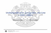 2002 Program review Undergraduate programs committee 2015-10-22 01:19 Undergraduate programs review (1995-2002) Department of Biology.