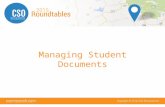 Managing Student Documents. What we will cover: Document Basics Document Categories Confidential Documents Document Forwarding Document Approval Document.