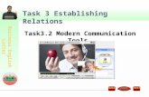 Business English Letter Task 3 Establishing Relations Task3.2 Modern Communication Tools.