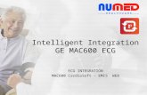 ECG INTEGRATION MAC600 CardioSoft – EMIS WEB Intelligent Integration GE MAC600 ECG.