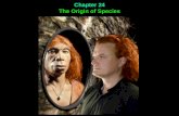 Chapter 24 The Origin of Species. Microevolution (you will remember from chapter 23) is … Chapter 24 The Origin of Species.