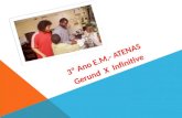 3º Ano E.M.- ATENAS Gerund X Infinitive. Gerund Use an -ing form after certain verbs or a preposition, in verb tenses, as the subject of a sentence or.