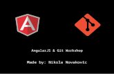 AngularJS & Git Workshop Made by: Nikola Novakovic.