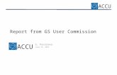 ACCU Report from GS User Commission G. Passaleva June 15, 2011 ACCU.