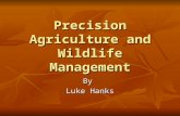 Precision Agriculture and Wildlife Management By Luke Hanks.