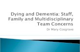 Dr Mary Cosgrave. ï½ Dying from Dementia ï½ Dying with Dementia and something else ï½ Levels of Palliative care: Palliative Care Approach, General Palliative