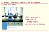 © 2008 by Nelson, a division of Thomson Canada Limited Transparency 4.1 Finance for Non-Financial Managers Fifth Edition Slides prepared by Pierre G.