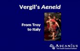 Vergil’s Aeneid From Troy to Italy. Publius Vergilius Maro 70 BC – 19 BC.