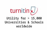 Utility for > 15,000 Universities & Schools worldwide.