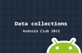 Data collections Android Club 2015. Agenda Array ArrayList HashMap.