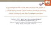 Examining the Relationships Between the Family Stage Of Change Survey and the Family Nutrition and Physical Activity Survey Among Hispanic and Non- Hispanic.