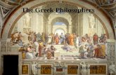 The Greek Philosophers Socrates, Plato, and Aristotle.