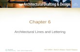 Chapter 6 Architectural Lines and Lettering. Introduction Drafting â€“Universal graphic language â€“Uses lines, symbols, dimensions, and notes to describe