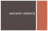 ANCIENT GREECE. WHAT DO YOU KNOW ABOUT ANCIENT GREECE?