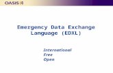 Emergency Data Exchange Language (EDXL) International Free Open.