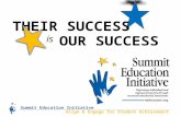 Summit Education Initiative Align & Engage for Student Achievement THEIR SUCCESS OUR SUCCESS is.