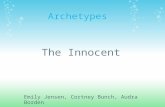 Archetypes The Innocent Emily Jensen, Cortney Bunch, Audra Borden.
