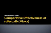 Farrokh Alemi, Ph.D..  Compare effectiveness  Low dose rofecoxib (Vioxx)  High dose rofecoxib (Vioxx)  Celecoxib  Other medication.