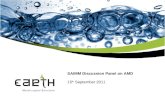 SAIMM Discussion Panel on AMD 15 th September 2011.