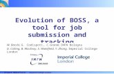 Stuart Wakefield Imperial College London Evolution of BOSS, a tool for job submission and tracking W. Bacchi, G. Codispoti, C. Grandi, INFN Bologna D.