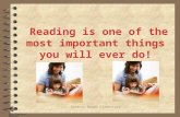 Sendera Ranch Elementary Reading is one of the most important things you will ever do!