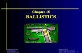 15-1 PRENTICE HALL ©2008 Pearson Education, Inc. Upper Saddle River, NJ 07458 FORENSIC SCIENCE An Introduction By Richard Saferstein BALLISTICS Chapter.
