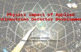 Physics impact of Applied Antineutrino Detector Development Giorgio Gratta Physics Department, Stanford.