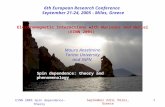 EINN 2005 Spin dependence-theory September 23rd, Milos, Greece 1 Spin dependence: theory and phenomenology Electromagnetic Interactions with Nucleons and.