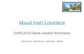 Maud Hart Lovelace 2009-2010 Book Award Nominees Halverson Hawthorne Lakeview Sibley.