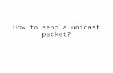 How to send a unicast packet?. Procedure Roughly takes the following path (when no errors or congestion): recv() recv() -> send() -> sendDATA() and sendRTS()