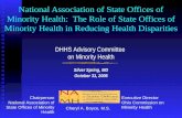 National Association of State Offices of Minority Health: The Role of State Offices of Minority Health in Reducing Health Disparities Silver Spring, MD.