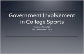 Thesis Is government involvement in college sports good or bad?