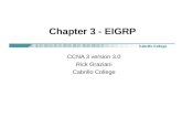 Chapter 3 - EIGRP CCNA 3 version 3.0 Rick Graziani Cabrillo College.