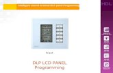 Intelligent control terminal-DLP panel Programming DLP LCD PANEL Programming Front.