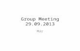 Group Meeting 29.09.2013 Már. Journal of Nanobiotechnology 2012, 10:33  Tore Geir Iversen1,2*, Nadine.