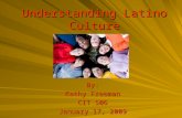 Understanding Latino Culture By: Kathy Freeman CIT 506 January 17, 2009.