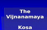 The Vijnanamaya Kosa. REFERENCES OF VIJNANA IN THE SCRIPTURES.