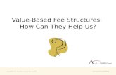 Value-Based Fee Structures: How Can They Help Us?.