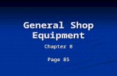 General Shop Equipment Chapter 8 Page 85. Floor Jack.