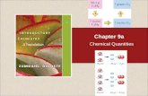 Chapter 9a Chemical Quantities. Chapter 9 Table of Contents 2 9.1 Information Given by Chemical Equations 9.2 Mole–Mole Relationships 9.3 Mass Calculations.